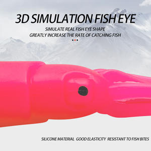 Pesca di calamari morbidi esche in <span class=keywords><strong>Silicone</strong></span> calamari Trolling accessori esche esche esche luminose artificiali per polpo di acqua salata - Product Image 6