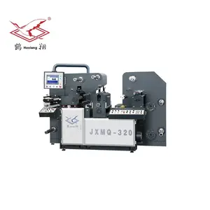 Hexiang, JXMQ-320 Vente Chaude Pleine Servo Semi Rotary Die Machine De Découpe Avec Station De Refendage