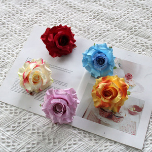 Tête de fleur de rose artificielle en soie, Rose Diamant, Rose Montagne de Neige, pour arrangements de mariage et décoration douce, vente en gros à l'exportation, Chine - Product Image 5