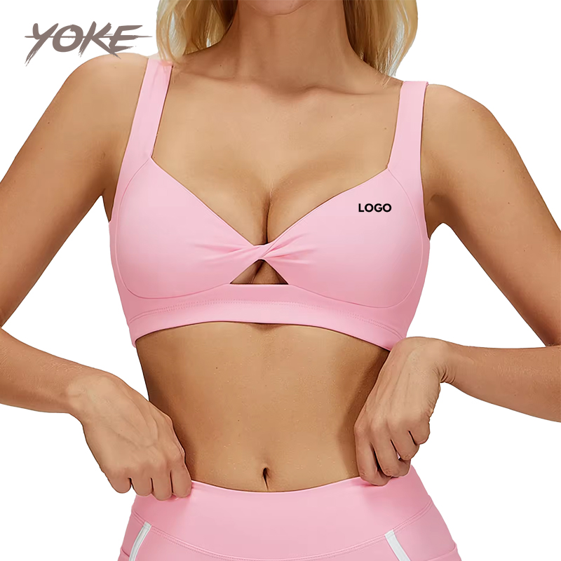New Custom Wholesale TikTok Breathable Polyester/Cotton Athletic Clothing Women's Gym Fitness Sport Workout Activewear Seamless