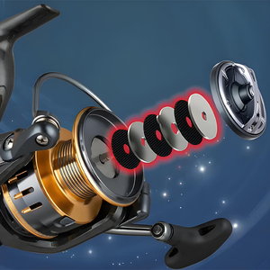 Moulinet de pêche à la traîne en alliage d'aluminium japonais pour la pêche en eau salée, pour la pêche en rivière et en ruisseau, moulinets de pêche à la traîne pour jigging et trolling - Product Image 6