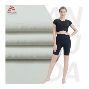 A3182高品质聚酰胺提花设计健身房瑜伽裤免费样品运动服氨纶面料