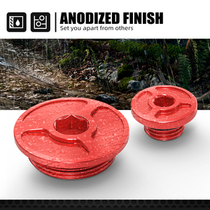 Nicecnc ชุดฝาครอบปลั๊กสำหรับเครื่องยนต์สำหรับ Honda CRF1000L 2016-2019 <span class=keywords><strong>CRF250RALLY</strong></span> 2017-2019 CRF250R 2010-2017 - Product Image 6