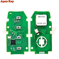 Télécommande intelligente HYQ14FBN pour Toyota Corolla Cross au Brésil, puce 4A, 312-314 MHz, 2+1 boutons