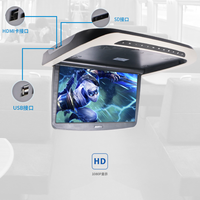 Monitor LCD de 15.6 Pulgadas para Techo de Auto, Android 10, Reproductor Multimedia USB SD