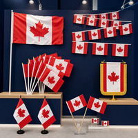 Série de drapeaux de pays en polyester à impression numérique écologique personnalisée avec mât pour événements sportifs