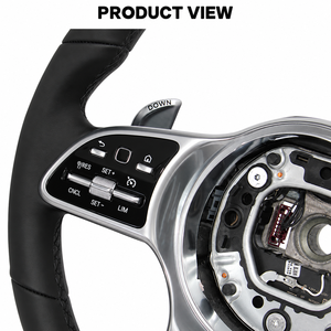 Volant en cuir W205 W206 pour Mercedes-Benz Classe C, Classe E, Classe S, Classe V, GLC – Remplacement personnalisé pour ateliers de réparation - Product Image 3