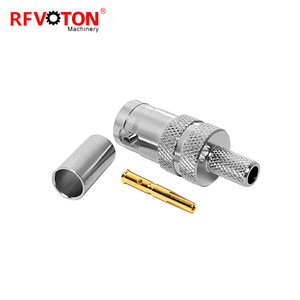 Nhà máy cung cấp <span class=keywords><strong>BNC</strong></span> nữ Jack uốn kết nối cho lmr195 lmr200 RG58 rg303 rg223 rg400 <span class=keywords><strong>rg142</strong></span> Cáp RF Coax kết nối đồng trục - Product Image 3