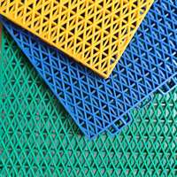 Professionelle Monoblock PP Ineinandergreifende Sportbodenplatten Anti-Vibrations-Bodenplatten für Basketballplatz-Bodenbelag Padel
