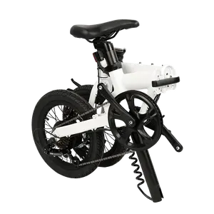 KUAKE 36V 250W küçük katlanır elektrikli bisiklet akıllı katlanır e-bisiklet Ebike şehir MINI boyutu kolay taşıma bisiklet
