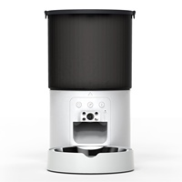 Distributeur de nourriture intelligent pour animaux NicePets avec caméra intégrée |   Distributeur programmable avec surveillance à distance et communication bidirectionnelle |   Distributeur de nourriture pour chat et chien avec enregistrement et vision nocturne infrarouge