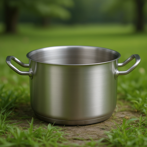 Casserole en acier inoxydable (20 cm) MUSA Chrome poli V320572PE20 - Product Image 3