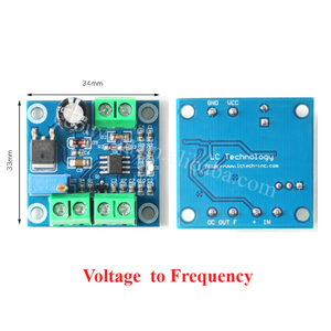PWM Frequency To <strong>Voltage</strong> Converter Board <strong>Module</strong> 0-1KHz 0-10V 0-V 0- - Product Image 3