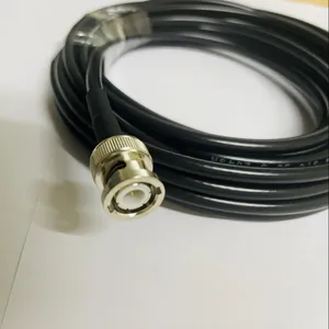 Alta qualidade BNC macho para UHF macho RF conector coaxial com 50-3 conector de cabo RG58