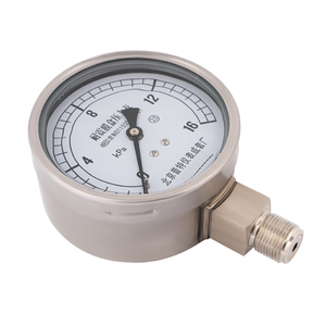 เครื่องวัดความดันกล่องฟิล์มแผ่นดินไหว YEN-100BF สแตนเลส, เครื่องวัดความดันก๊าซทนแรงสั่นสะเทือน - Product Image 2