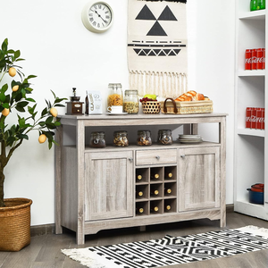 <span class=keywords><strong>Buffet</strong></span> moderne à <span class=keywords><strong>deux</strong></span> <span class=keywords><strong>portes</strong></span> Boho Farmhouse Armoire de rangement pour le vin Café Bar Meubles pour la maison Salle à manger - Product Image 3