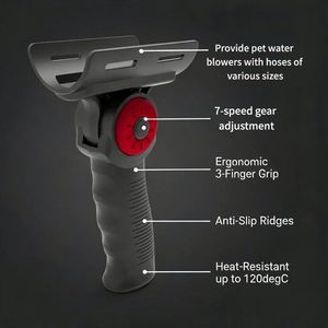 Support de poignée réglable multi-angles Shernbao Easy Grip léger et anti-brûlure pour sèche-cheveux de toilettage pour chiens - Matériau plastique - Product Image 2