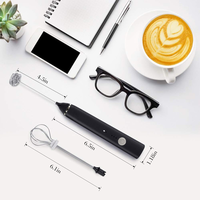 Mousseur à lait électrique portatif rechargeable par USB, mini fouet à mousse, mélangeur à café pour la maison et le café