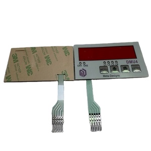 Nhà máy tùy chỉnh Tactile dập nổi nút 4 phím màng chuyển đổi màng bàn phím với 3m467 dính cho thiết bị điện - Product Image 5