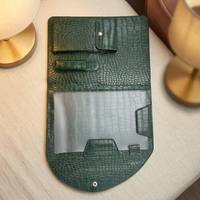 Carpeta Portadocumentos Personalizable de Cuero PU con Funda para Teléfono Portátil