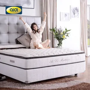 AIDI 10 Years Warranty Fireproof Uk Standard Pocket Spring Mattress Gel Infused Memory Foam Mattress Spring Mattress