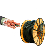 Câble d'alimentation industriel 0,6/1 kV ZC-YJV-3x95+2x50mm isolé XLPE pour construction ferroviaire et centrale électrique, cuivre sans oxygène 30A