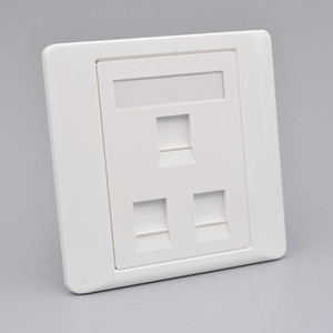 3 cổng Giao diện mạng Bảng điều khiển Mạng Máy Tính ổ cắm mặt tấm RJ45 <span class=keywords><strong>Jack</strong></span> <span class=keywords><strong>CAT5e</strong></span> CAT6 <span class=keywords><strong>Keystone</strong></span> <span class=keywords><strong>Jack</strong></span> tường Ổ cắm ổ cắm - Product Image 4