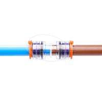 Conector Reductor de Empuje FCST-ERPG 7/4-10/6 para Tubería de Telecomunicaciones de HDPE, para Redes de Fibra Óptica