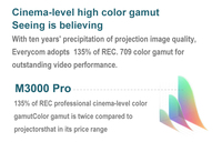 Projecteurs Everycom M3000 Pro 1080P ADLP Smart FHD 3D Home Theater Dlp Led Beamer 4k