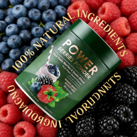 Poudre de superaliments aux fruits rouges mélangés 150g, riche en antioxydants, mélange pour boisson, smoothie, OEM ODM