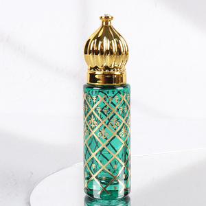 Luxe 8ml Parfum Verre Rouleau sur Bouteille Vide Arabe Huile Essentielle Bleu Violet Noir Conteneur Crème Pour Les Yeux Roller Ball Bouteilles - Product Image 6