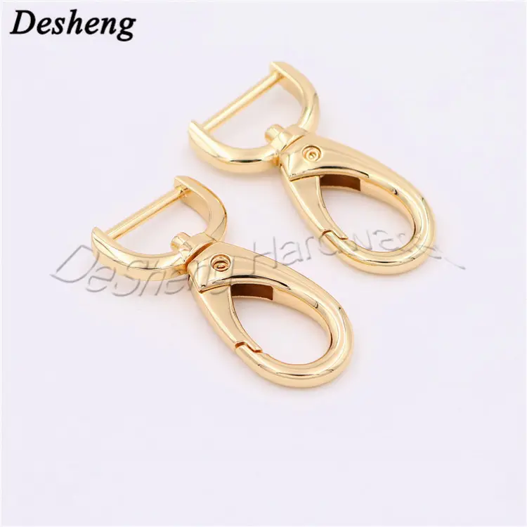 Đa Kích Thước D Shape Snap Hook Kim Loại Túi Xách Phụ Kiện Túi Móc Cho Túi Ví