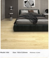Revêtement de sol SPC (Stone-Plastic Composite) à clipser, pour usage domestique, 5 mm, style carrelage, pose directe, imperméable, antidérapant, ignifuge, moderne