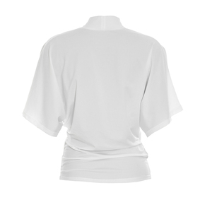 Viviblook C26TP239 Camiseta de Verano para Mujer, Nueva, de Color Sólido, Informal, con Cuello en V Profundo y Diseño de Empalmes - Product Image 5