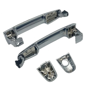 Manijas de Puerta de Coche Q, Manija <span class=keywords><strong>Externa</strong></span> Electrochapada 6921006040 6921706020 69210-06040 69217-06020 para Toyota Hilux <span class=keywords><strong>Vigo</strong></span> 2005-2015 - Product Image 5