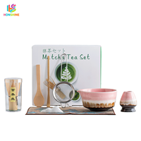 Ensemble d'outils pour la cérémonie du thé Matcha japonais, kit Matcha complet avec bol en céramique, fouet en bambou, boîte cadeau haut de gamme pour la maison et les cadeaux