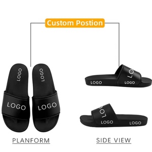 Sandalias Planas para Hombre, Diseño Moderno, Marca Privada, Suela de PU, Sandalias 3D para Hombre, Sandalias de Goma - Product Image 3