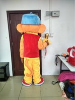 Costume de mascotte personnalisé DJ Monkey Plush Noël 2017 pour adultes unisexe