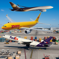 Service logistique Express FBA DDP porte-à-porte, origine Guangdong Chine, Australie/USA via UPS/FedEx/DHL, transit en 3-7 jours, livraison directe