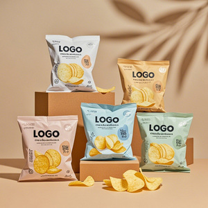 Sacs d'emballage en plastique de qualité alimentaire en aluminium imprimés sur mesure en gros pour chips, bonbons, tranches de <span class=keywords><strong>banane</strong></span>, sacs à scellage arrière - Product Image 2