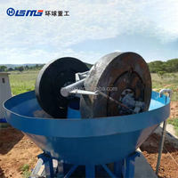 Broyeur à disques, moulin à eau pour le broyage et l'extraction de minerai d'or