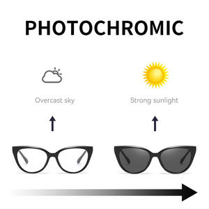 Gafas de sol estilo ojo de gato de nueva moda para mujer, montura TR90, protección UV400 clase 2, lentes de PC de color negro. - Product Image 3