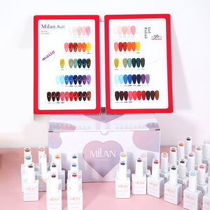 MILAN Modelones, Kit de 36 Colores de Esmalte de Gel UV, Crea Tu Propia Marca, Logotipo Personalizado OEM, Esmalte de Uñas de Gel de Marca Privada, Sets de 15 ml - Product Image 3