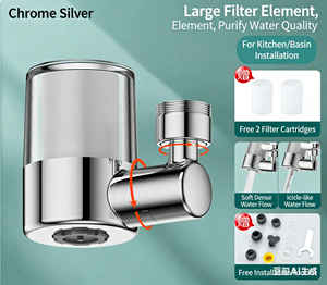 <span class=keywords><strong>Filtro</strong></span> Universale Anti-calcare <span class=keywords><strong>per</strong></span> Rubinetti Estraibili - Aeratore Anti-schizzi <span class=keywords><strong>per</strong></span> <span class=keywords><strong>Cucina</strong></span> e Bagno - Product Image 1