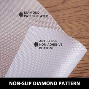 Tapis de protection coloré antidérapant pour étagères et tiroirs, tapis de réfrigérateur anti-huile sans odeur pour la maison et la cuisine - Product Image 5