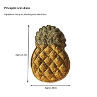 Gâteau à la paille de canne à sucre pour lapin de compagnie, friandise pour hamster, collation pour lapin d'Inde, nourriture sèche naturelle riche en fibres, ingrédients naturels
