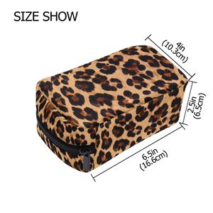 Wholesale Custom Printed Leopard Makeup <b>Bag</b> Animal Print Cosmetic Pouch Zipper Travel <b>Toiletry</b> Wash <b>Bag</b> for Women - Product Image 2