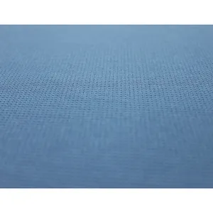 Pemasok Pabrik Produk Baru Pakaian Olahraga Biru Aqua Kain Mata Jarum Poliester Spandeks Poliester