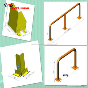 Protecteur Droit en acier Enduit de Poudre de Support de Palette En Acier Protecteur Vertical - Product Image 4