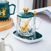 Mug et tasse à eau en céramique personnalisés - Petit cadeau pratique avec cadeau d'accompagnement
